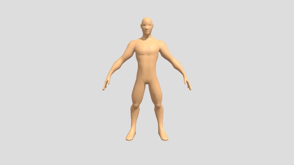 Stylized Male Base Mesh
