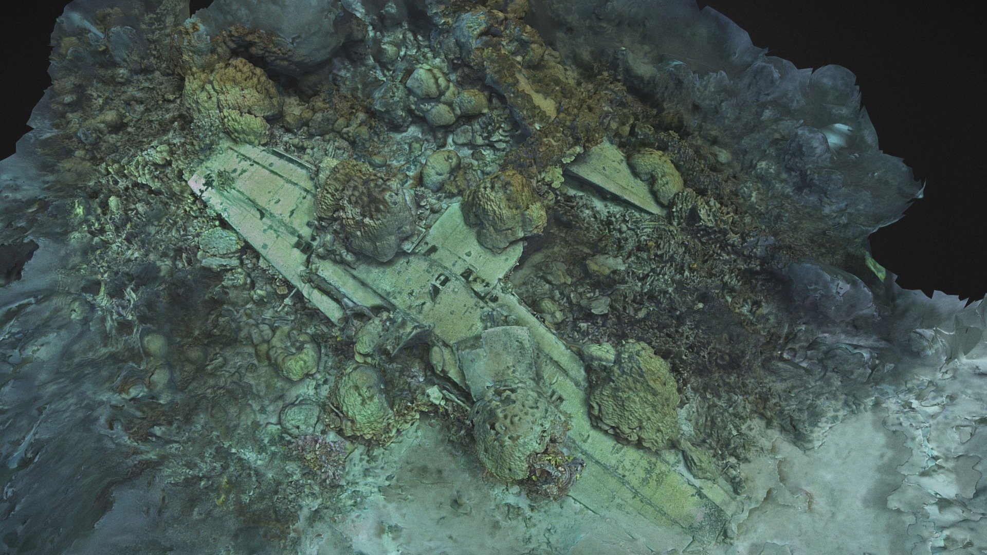 Zero wreck, Chuuk (Truk) Lagoon - 3D model by Curtin HIVE (@CurtinHIVE ...