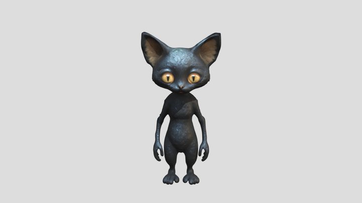 cat-like creature 3D Model