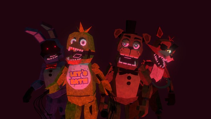 DABOIS PS1 WITHERED PACK 3D Model