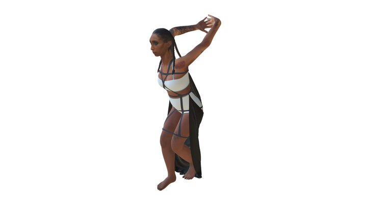 Mela Murder - Chromat Hyperwave Harness 3D Model