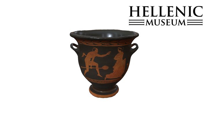 Lucanian Krater Attributed to the Amykos Painter 3D Model