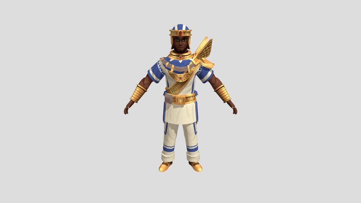 [Student Work] Egyptian Soldier 3D Model
