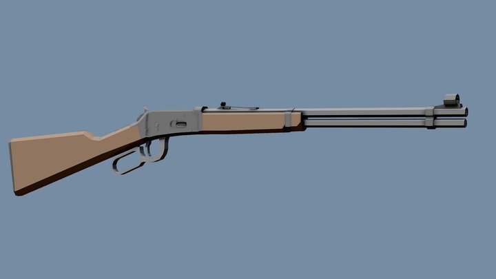 Low-Poly Winchester 1894