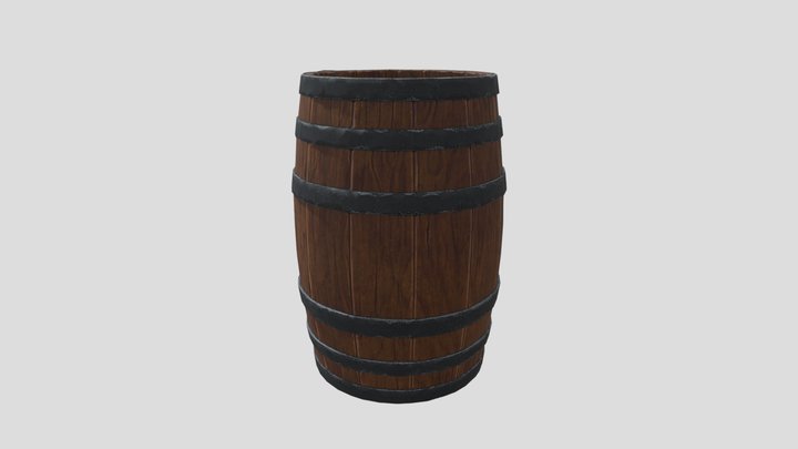 Barrel 3D Model