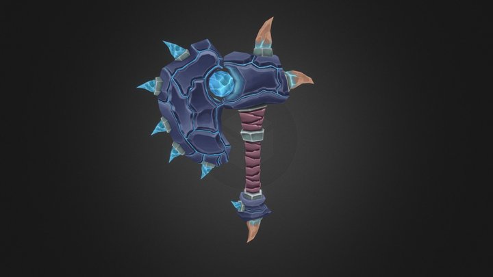 Thrall Deathseer inspired hammer 3D Model