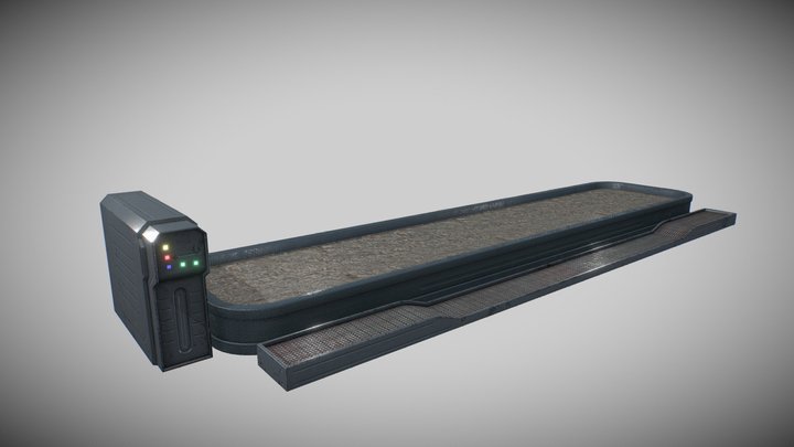 cyberpunk_flower_bed 3D Model