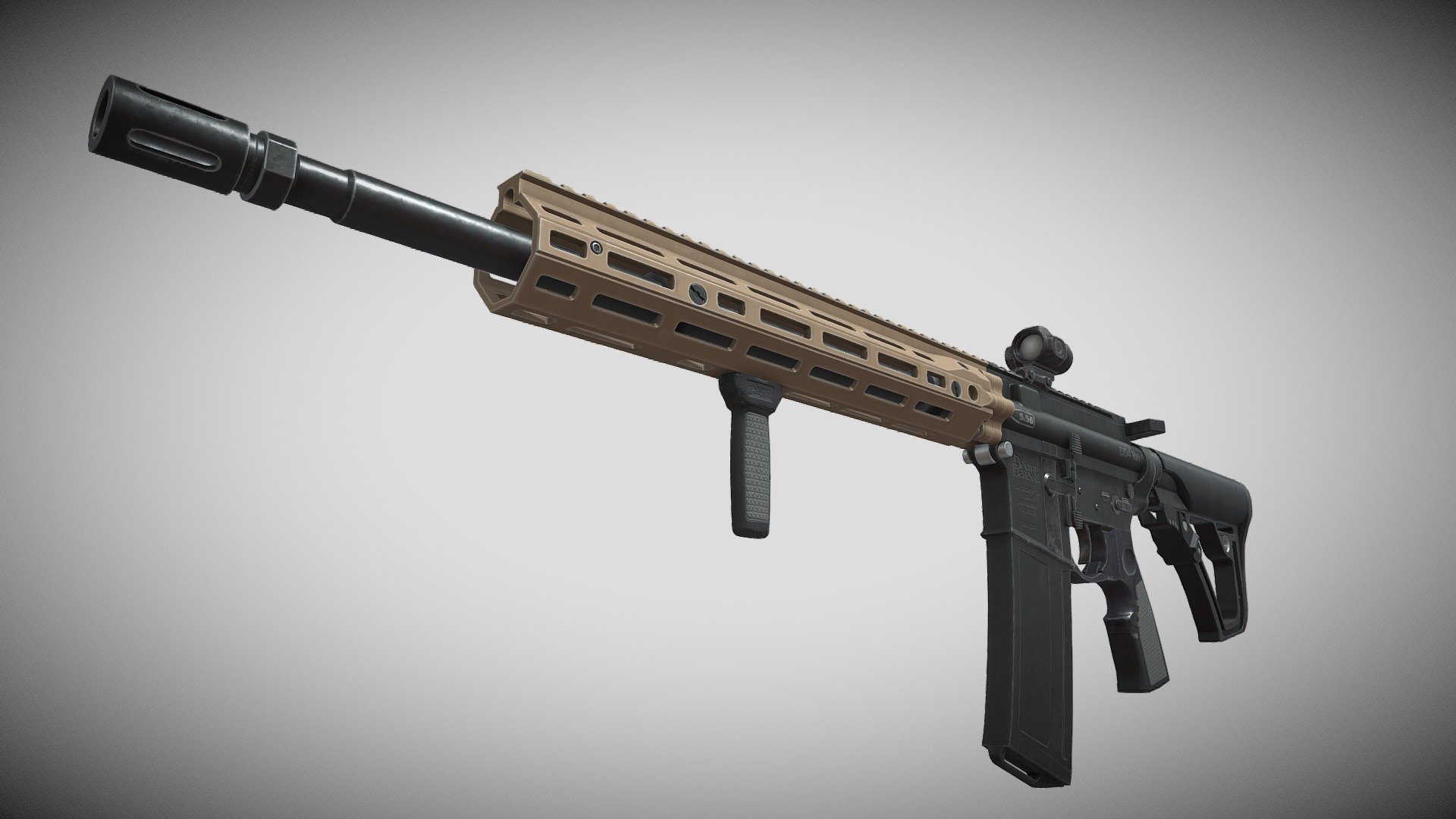 M4A1_RIII - Download Free 3D Model By Oremu (@oremu029) [0037f2d ...