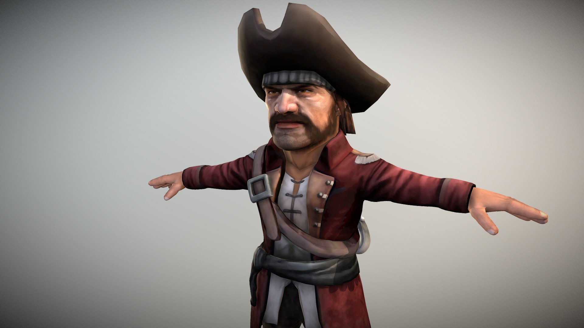 Pirate - 3D model by vitascky [0039462] - Sketchfab