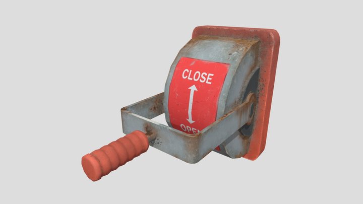 Poppy Playtime 3 Switch Lever 3D Model
