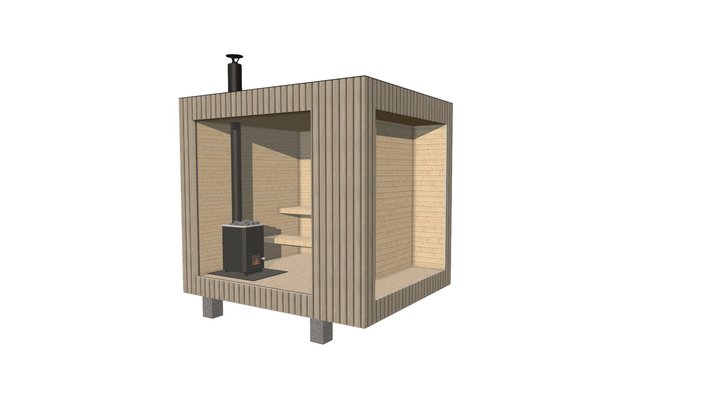 Badestua 3D Model