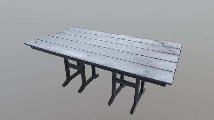 Outside Table 3D Model