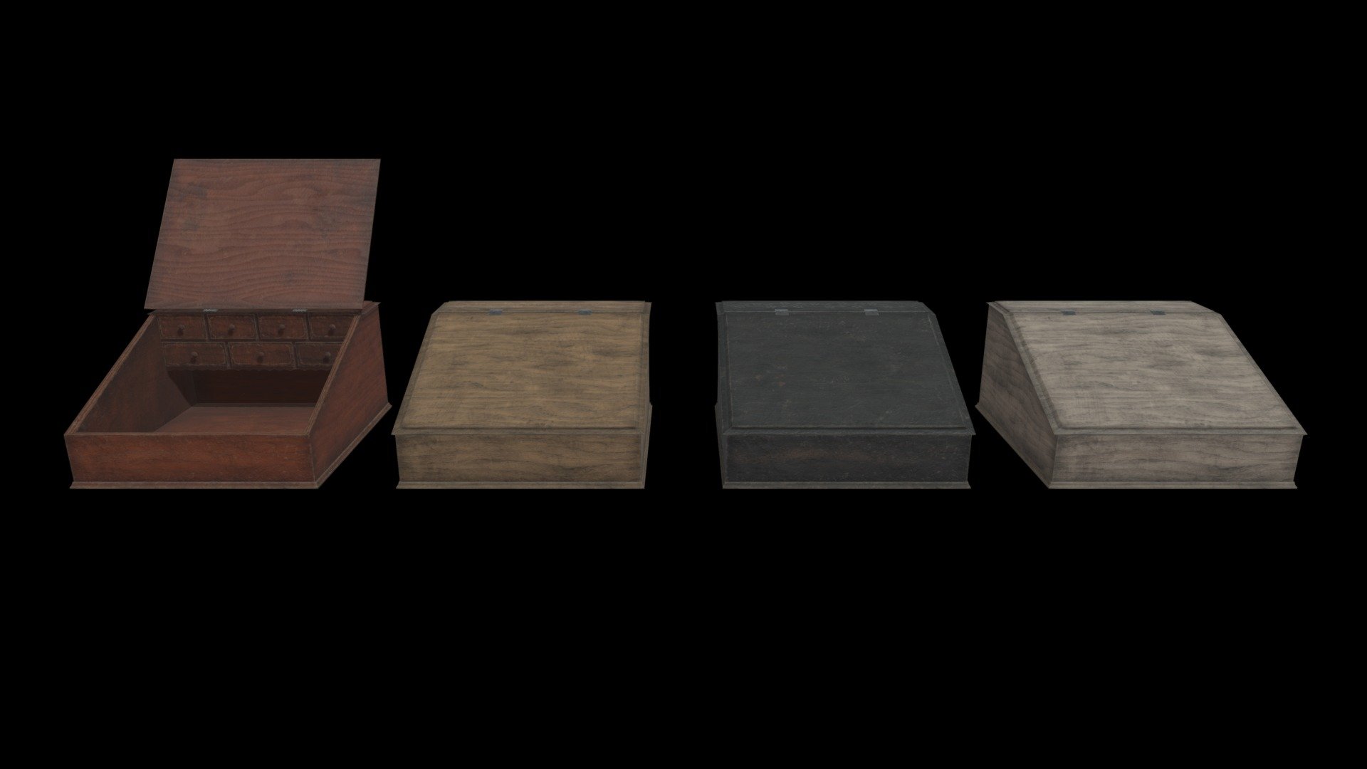 Writing Box - 3D model by Solidbot (@jony23bot) [003b718] - Sketchfab