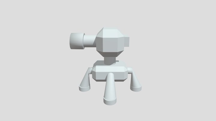 Turret (Untextured) 3D Model