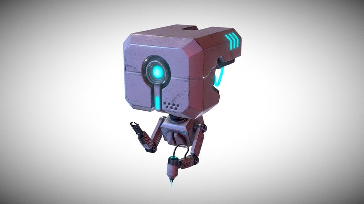 NanoBot Battery (N-Bat 19) 3D Model