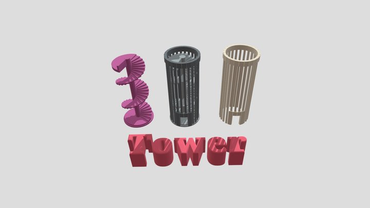 Basic tower 3D Model