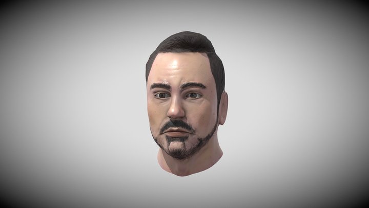 Robert Downey JR 3D Model