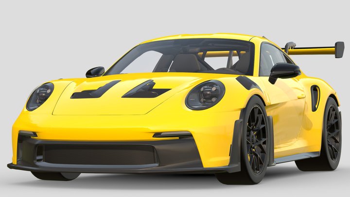 Unbranded High Poly German Sportcar Game Ready 3D Model