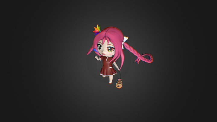 The Flower of Seven Colors 3D Model