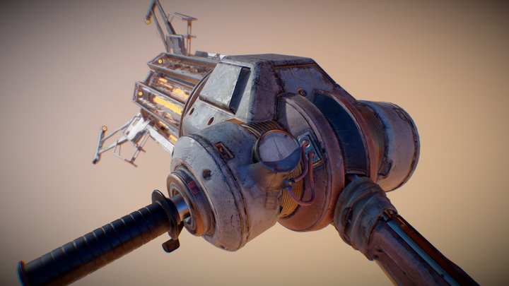 Half-Life 2 RTX: Gravity Gun 3D Model