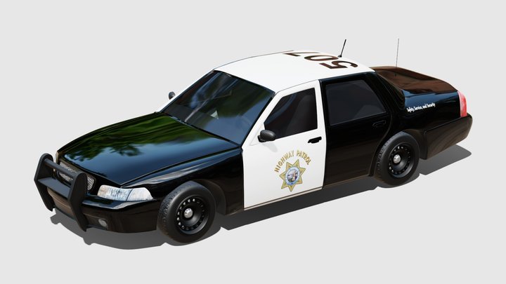 California Highway Patrol Car