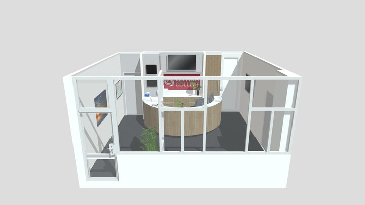 New Reception Desk 3D Model
