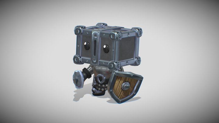 Cute Knight 3D Model