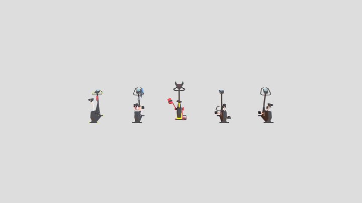 Exercise Bike 2.0 3D Model
