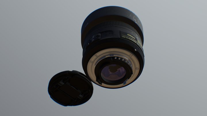 NIKKOR Lense 3D Model