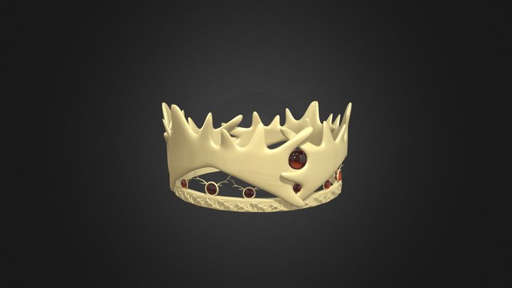 Crown Robert Baratheon 3D Model