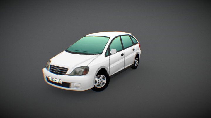 Toyota Nadia (PS1 Low-poly) 3D Model