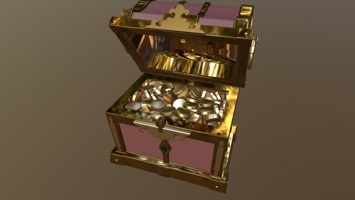 Драгоценный Сундук 3D Model