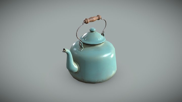 Vintage Kettle 3D Model