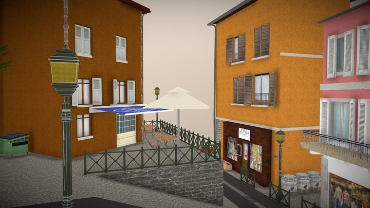 1DAE12 Usudur Denis City Scene 3D Model