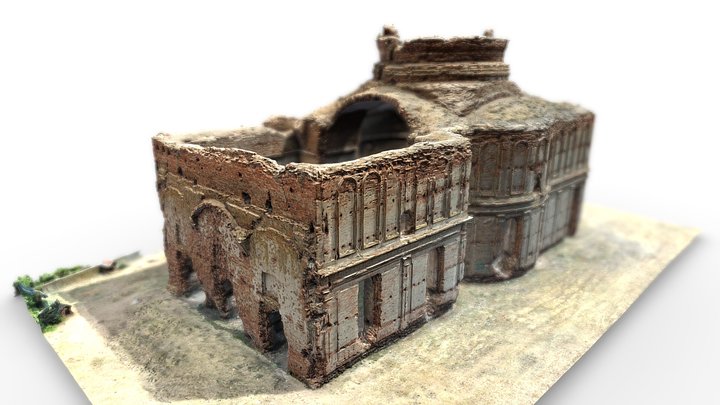Chiajna monastery ruins (XVIIIth century) 3D Model