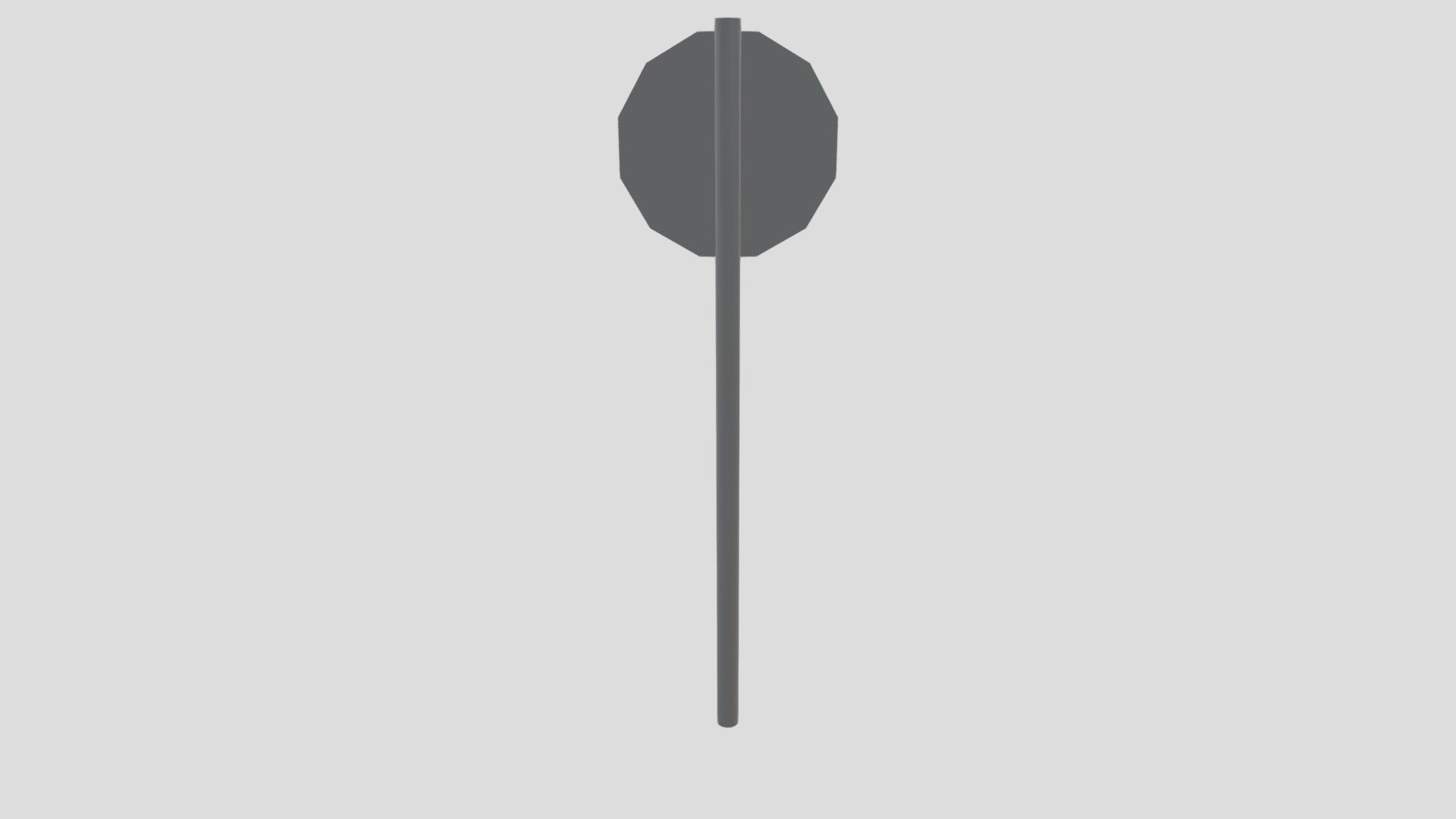 Stop sign - 3D model by Me (@Me_68) [00493e3] - Sketchfab