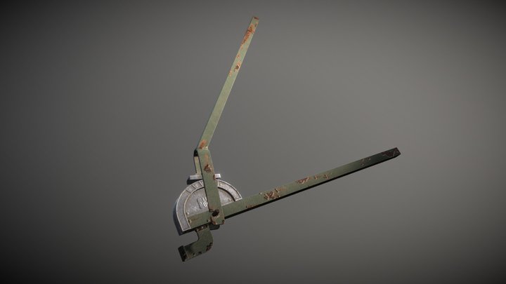 Pipe bending pliers 3D Model
