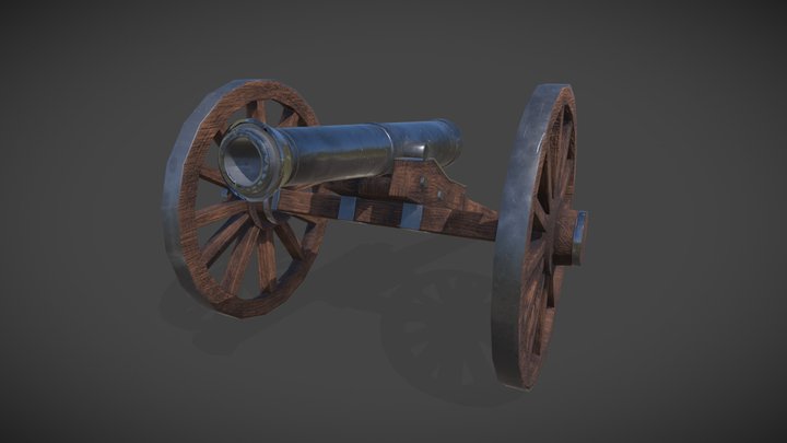 Cannon Sculpt Zbrush 3D Model