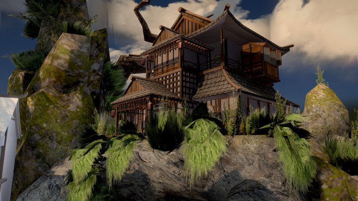 DAE Diorama - By The Ocean 3D Model