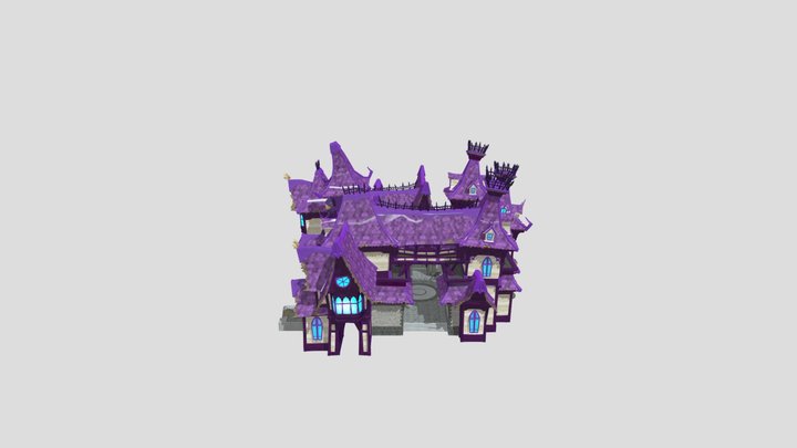 Zombie Mansion Pvz Gw2 Replica 3D Model