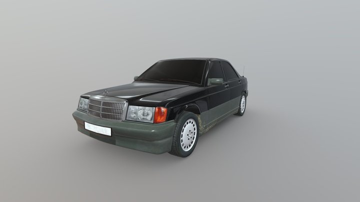 Mercedes Benz 190 3D Model