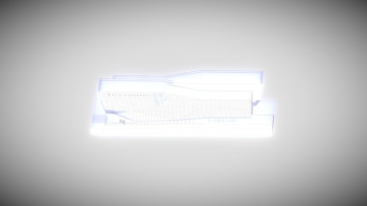 Oslo skatehall 3D Model