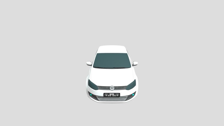 Volkswagen Polo sedan 3D Model