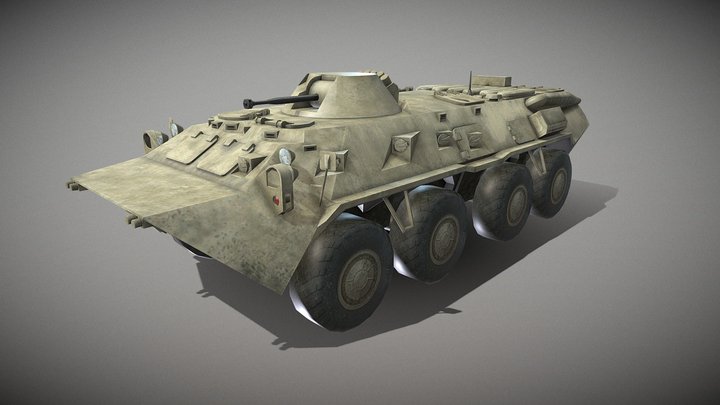 BTR 80 3D Model