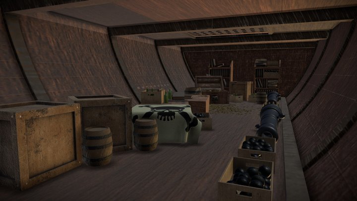 Lost Pirate Treasure in the Hold