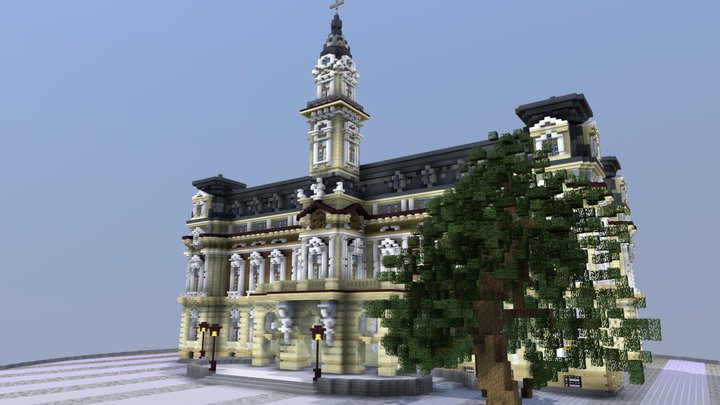 Nowy Sacz Town Hall | Eclecticism 3D Model