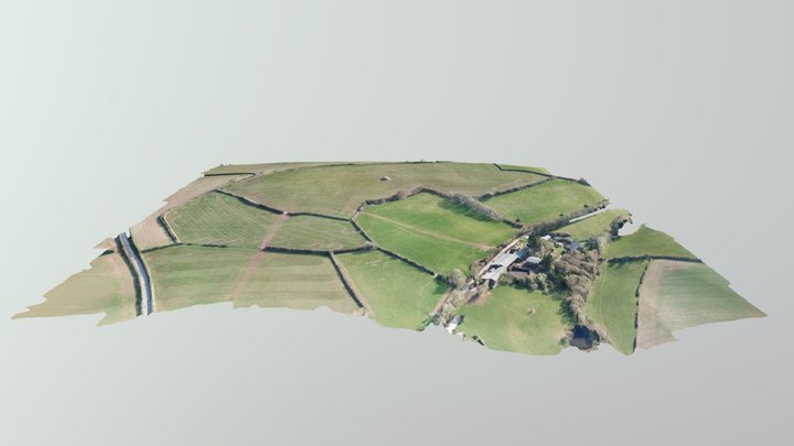 Burleigh (Burley) Dolts Iron Age Hill Fort 3D Model