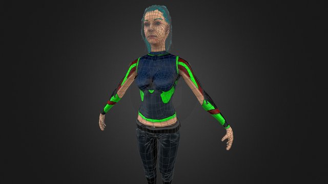 Enji Character 3D Model