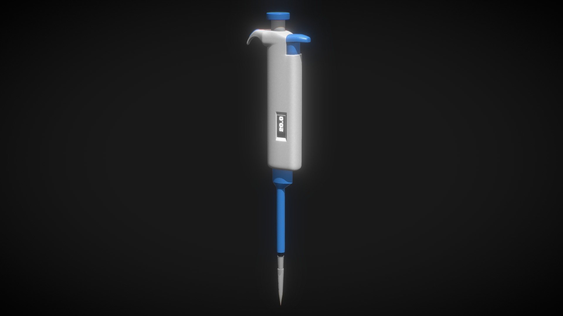 Mechanical Pipette Download Free 3D model by Ruslan Abbasov (3DLaba