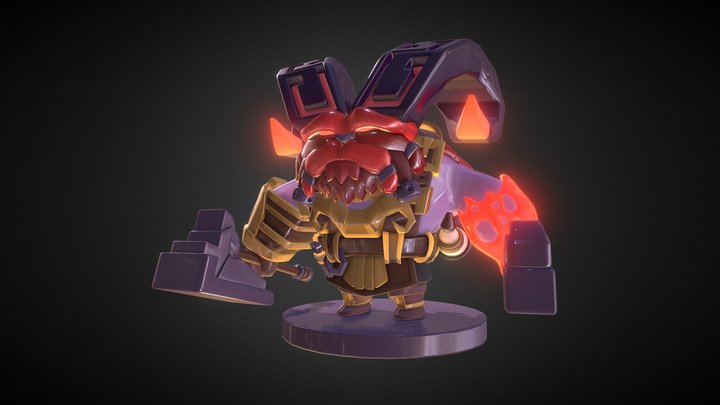 Thunderlord Ornn 3D Model (Wild Rift) : r/ornnmains